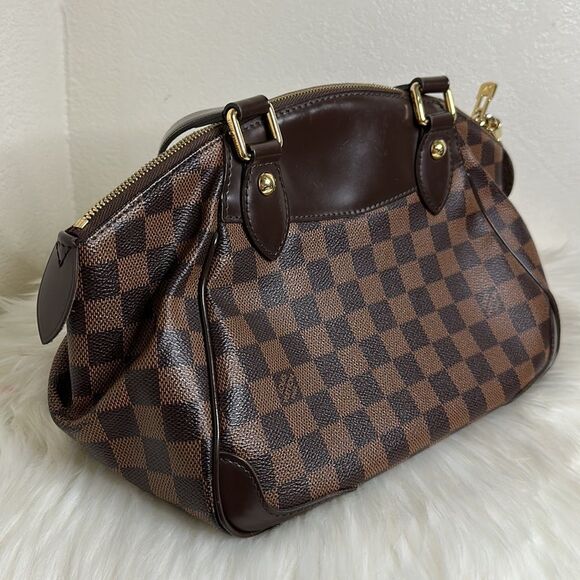 💯 Authentic Louis Vuitton Verona PM Shoulder Bag Canvas Damier Eben🍀 - Picture 10 of 17
